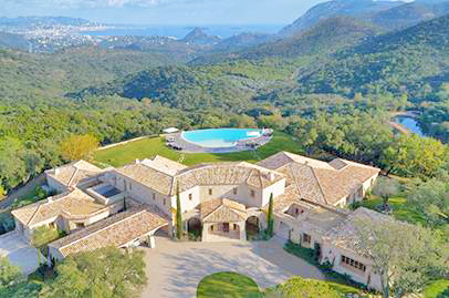 Luxury Provencal villa rental perfect for large groups near Cannes, South of France