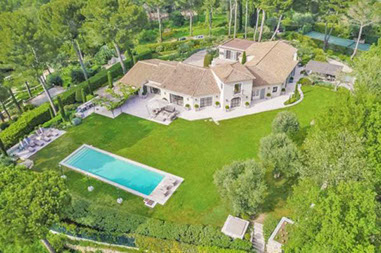 Mougins luxury villa rental with private tennis court and pool 