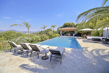 St tropez luxury villa rental with infinity pool